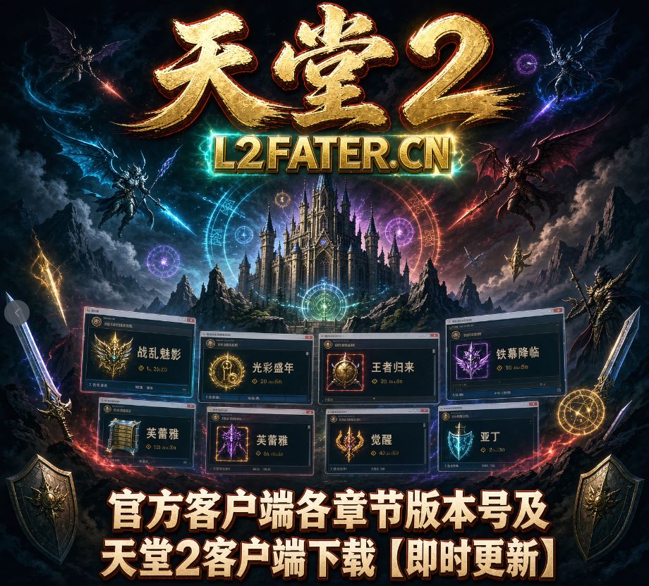 天堂2官方客户端各章节版本号及天堂2客户端下载【即时更新】